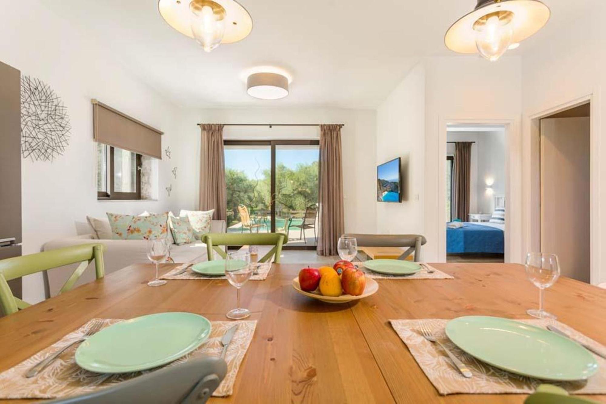 Astarte Villas - Petra Elia Private Villa With Pool Plános المظهر الخارجي الصورة