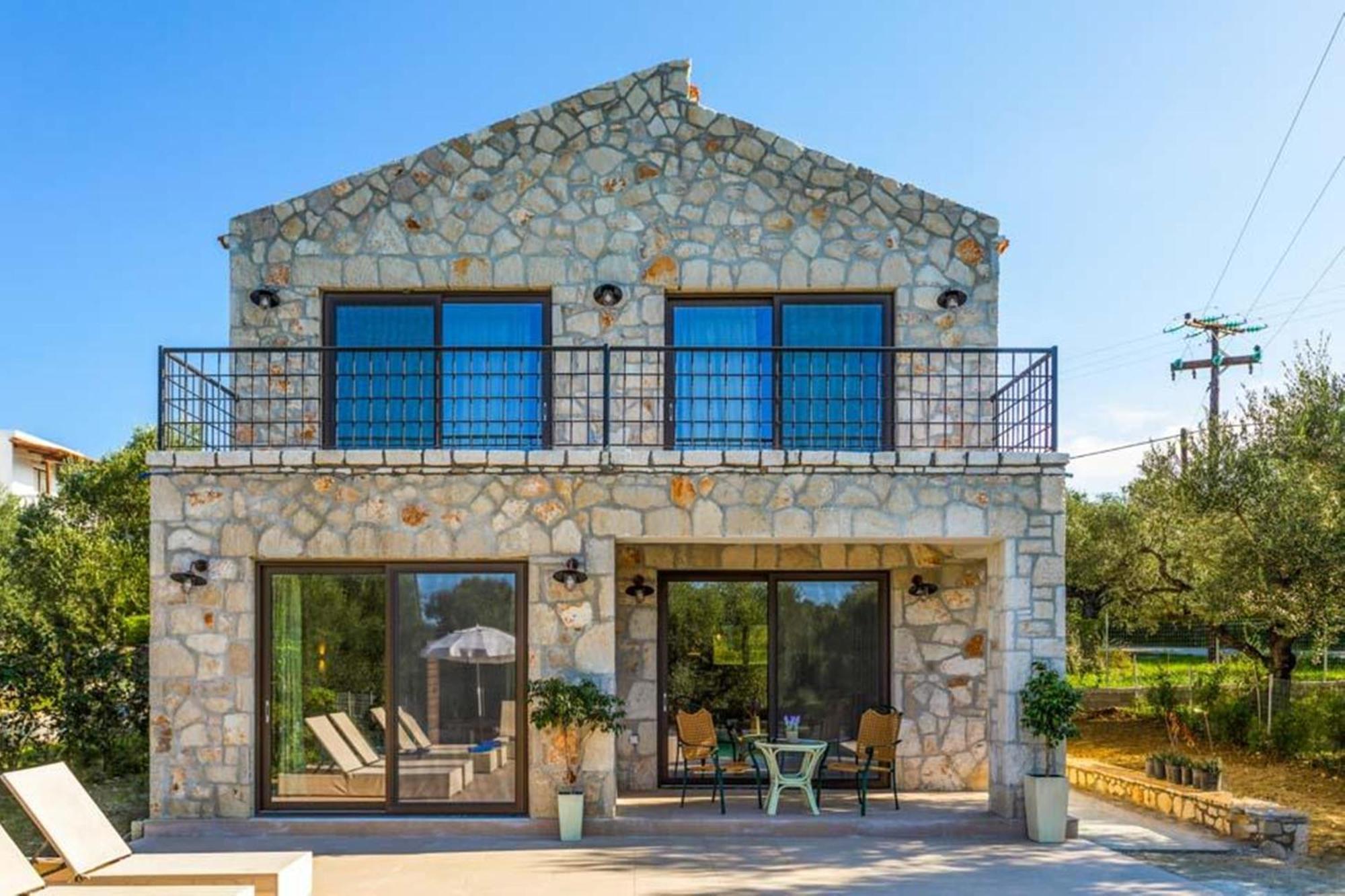 Astarte Villas - Petra Elia Private Villa With Pool Plános المظهر الخارجي الصورة